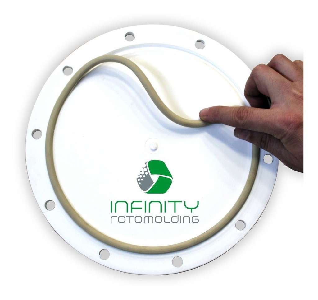 Tapa P/cuello Con Tuercas Fermentadores Infinity Rotomolding