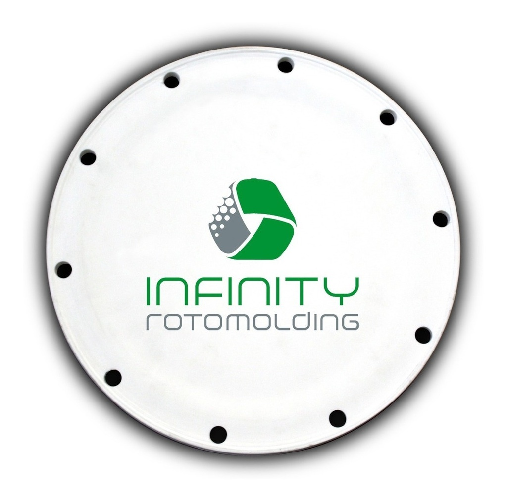 Tapa P/cuello Con Tuercas Fermentadores Infinity Rotomolding