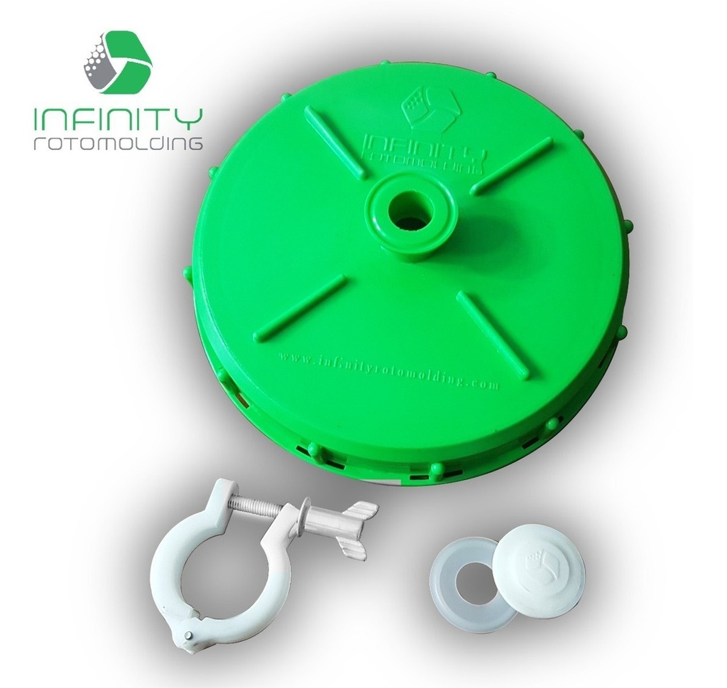 Tapa Clamp Fermentadores Infinity Rotomolding Cerveza