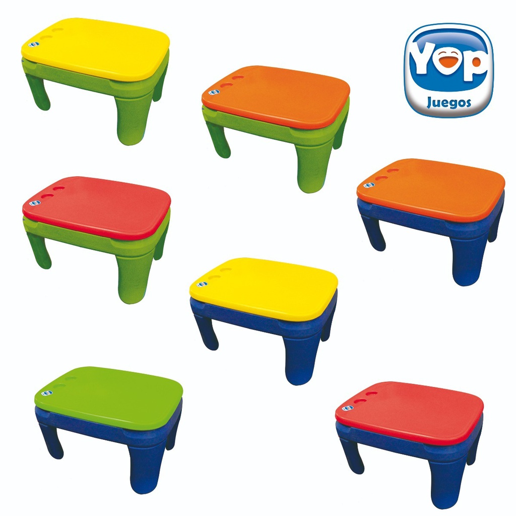 Mesa Infantil Plástico Juegos Yop