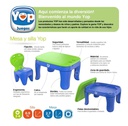 Mesa Infantil Con Sillas De Plástico Juegos Yop